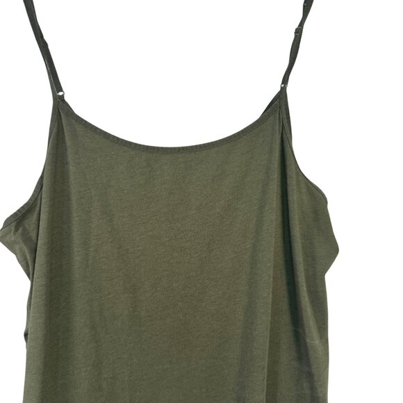 Time And Tru Womens  Size XL Olive Green Sleeveless Cami Top - Picture 3 of 4